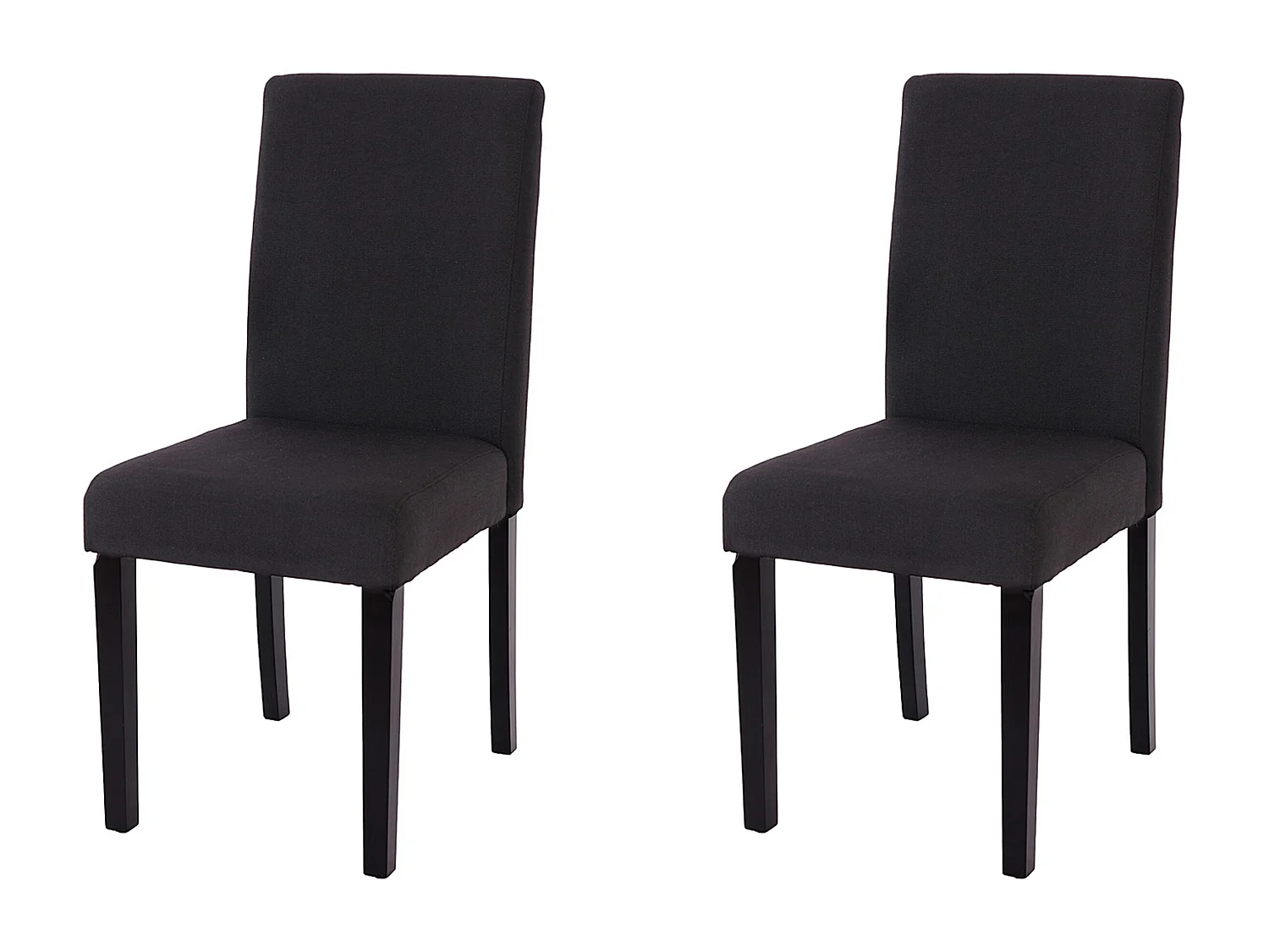 Pack De 2 Sillas Littau: Estilo Clásico Y Comodidad Para Tu Comedor (Gris Antracita + Patas Claras)